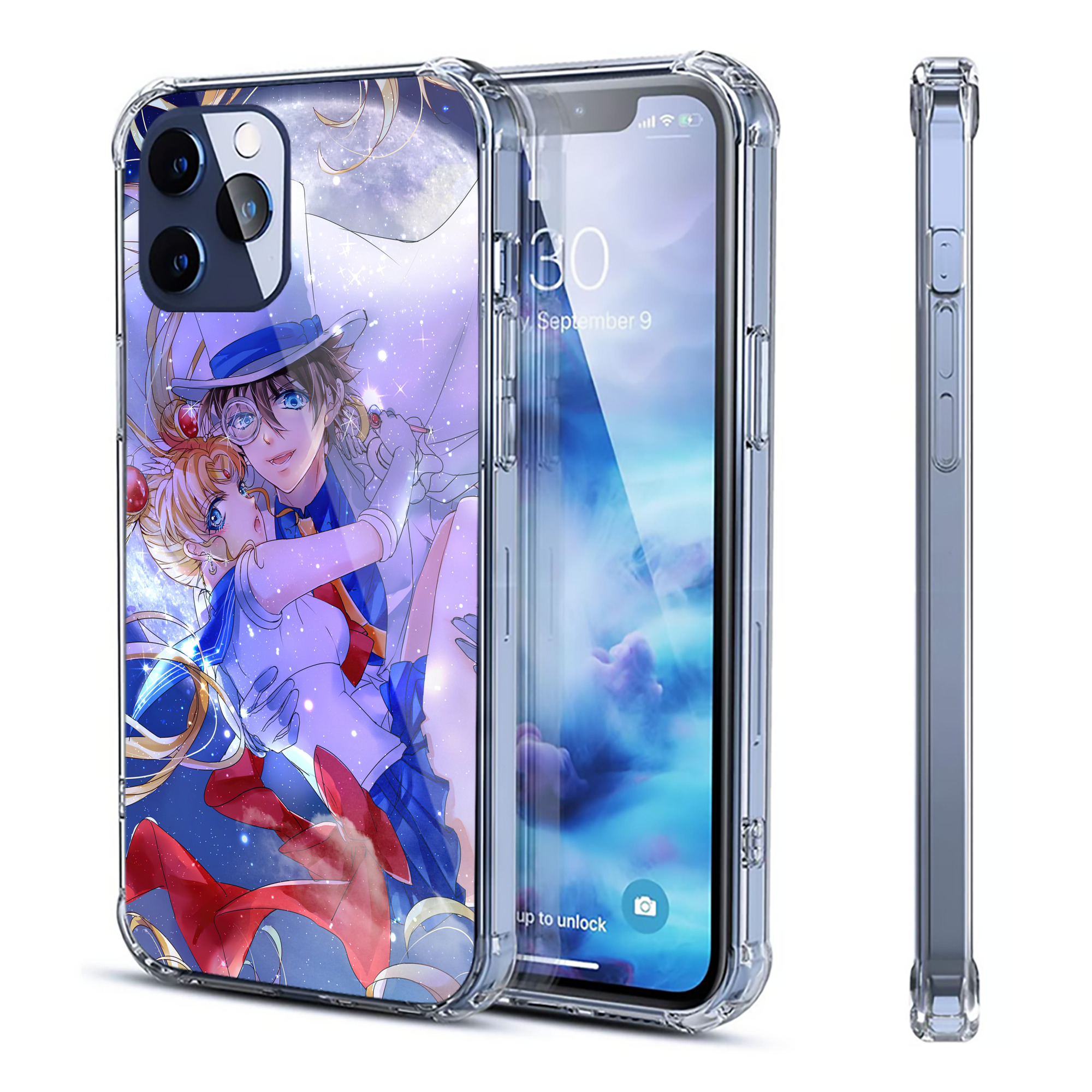 （画像用） 美少女戦士セーラームーン Sailor Moon 【iPhone 12シリーズ対応】透明スマホケース（クリアソフトケース）
